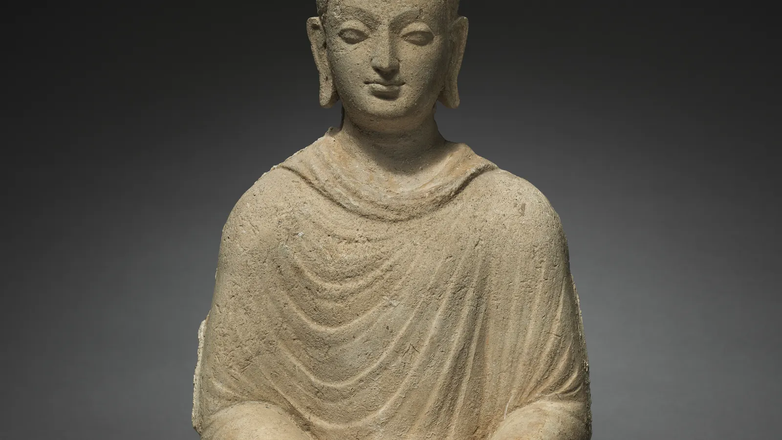 Sitzender Buddha (Gandhara)